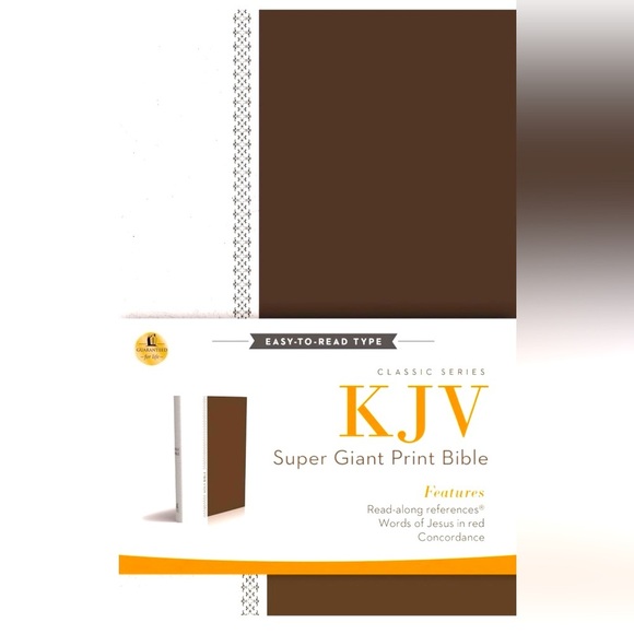 Holy Bible: King James Version Super Giant Print Reference Bible - Picture 1 of 5